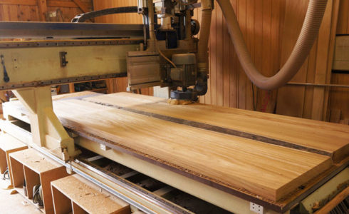 アサメラ一枚板加工