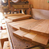 天然木カウンター