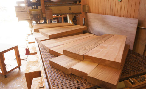 天然木カウンター