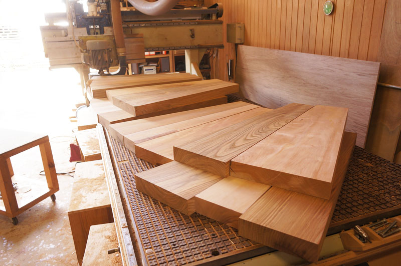 天然木カウンター