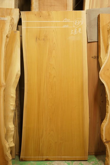 ケヤキ一枚板ダイニングテーブル