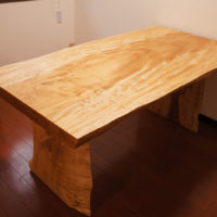 栃一枚板ダイニングテーブル