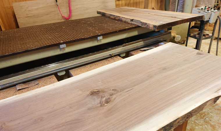 平面出しの機械