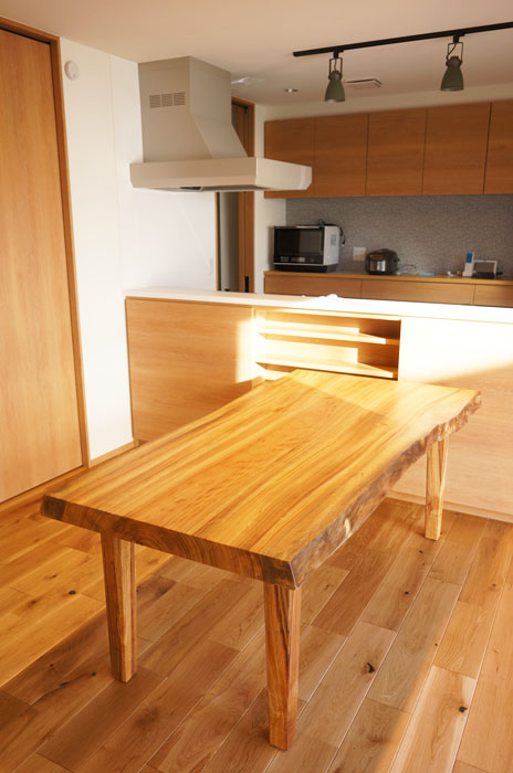 無垢一枚板テーブル