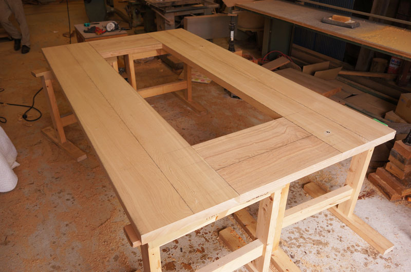 タモ一枚板囲炉裏