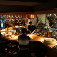 天然木店舗カウンター