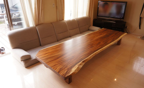 モンキーポット一枚板