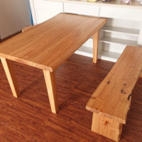 天然木テーブル
