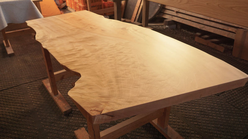 栃一枚板テーブル天板