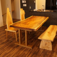 天然木無垢ダイニングセット
