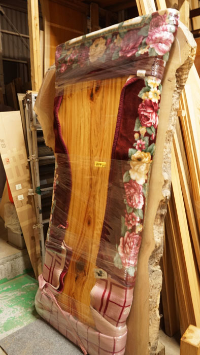 無垢一枚板運搬