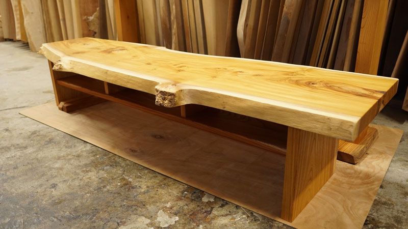 無垢一枚板テレビ台