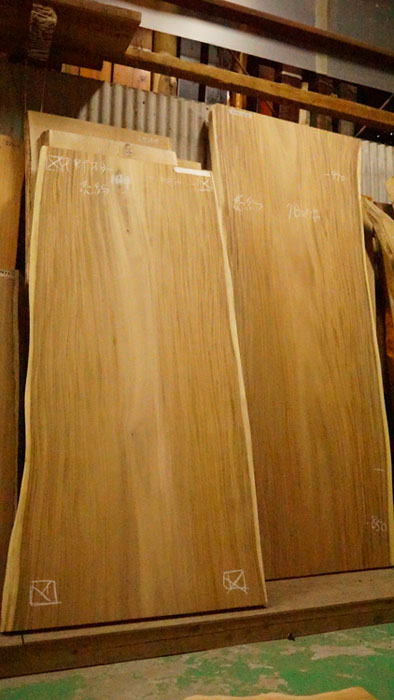 モンキーポット無垢一枚板