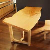 栃一枚板ダイニングテーブル