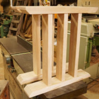 一枚板の脚交換