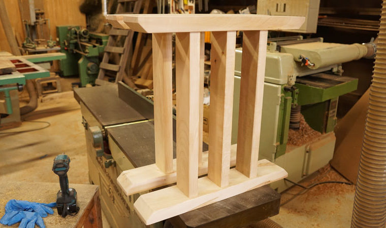 一枚板の脚交換