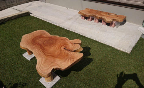 一枚板仕上げ直し