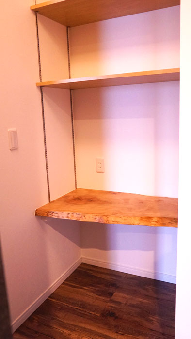 無垢一枚板ワークデスク