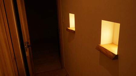 一枚板ニッチの棚板