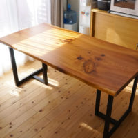 杉一枚板テーブル