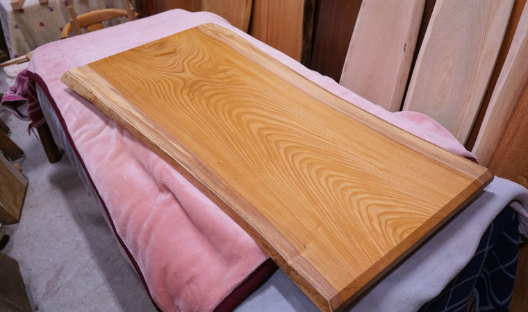 ケヤキ一枚板天板