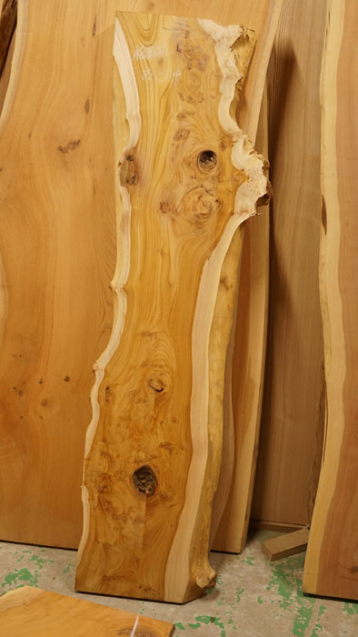 ケヤキ一枚板ベンチ