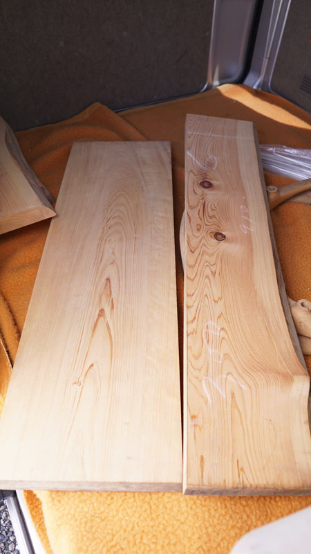 無垢一枚板テレビ台