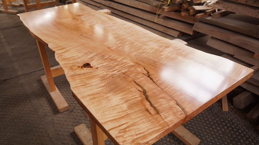 カエデ一枚板テーブル