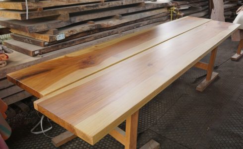 無垢の木一枚板加工