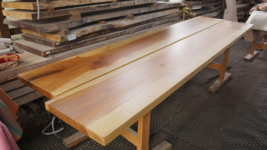 無垢の木一枚板加工