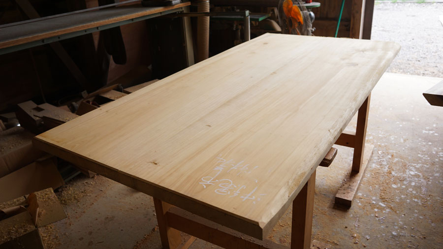 イチョウ一枚板天板