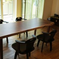 天然木一枚板テーブル