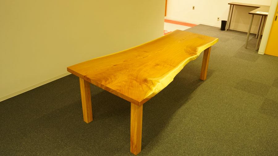 欅一枚板テーブル