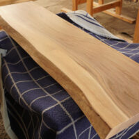 テレビカウンター一枚板