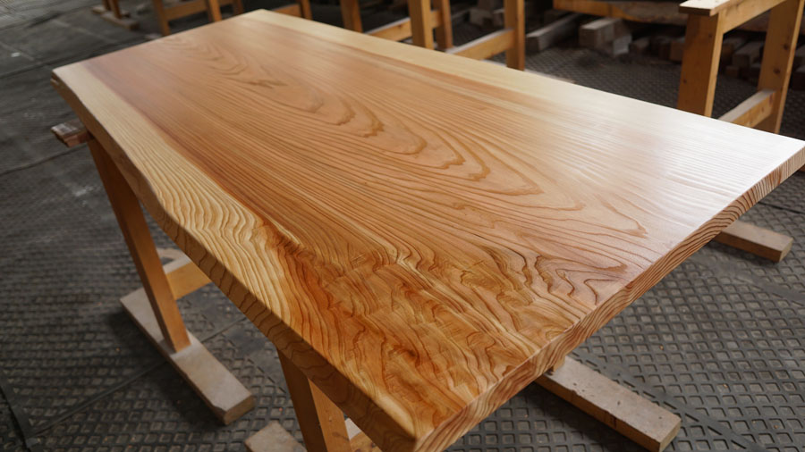 杉一枚板テーブル