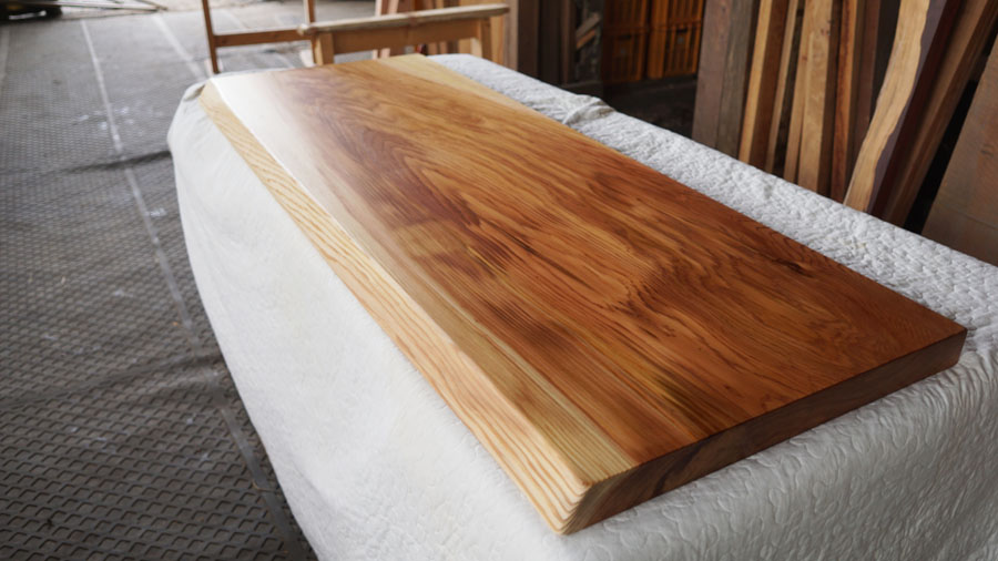 杉カウンター天板