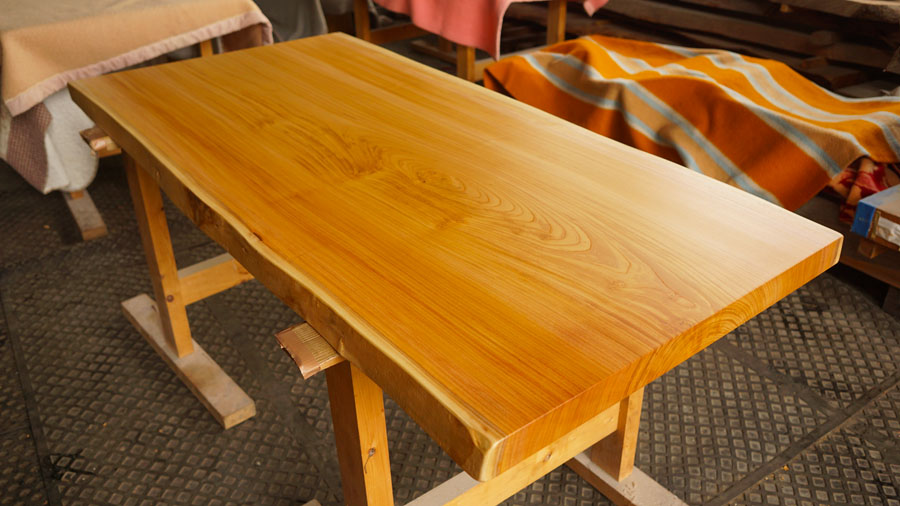 欅一枚板テーブル天板