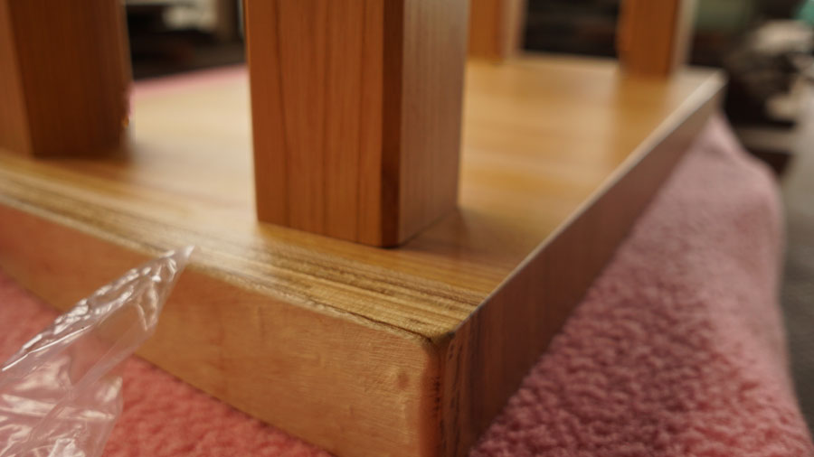 ケヤキ一枚板小テーブル