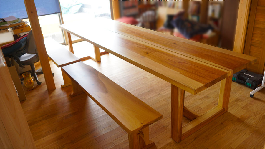 一枚板会議テーブル