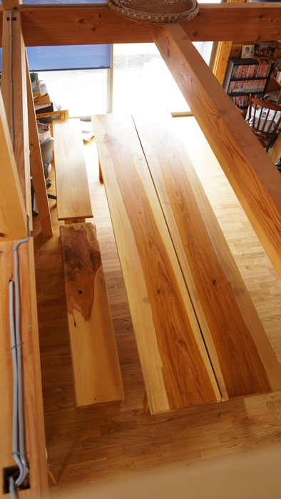 無垢一枚板会議テーブル