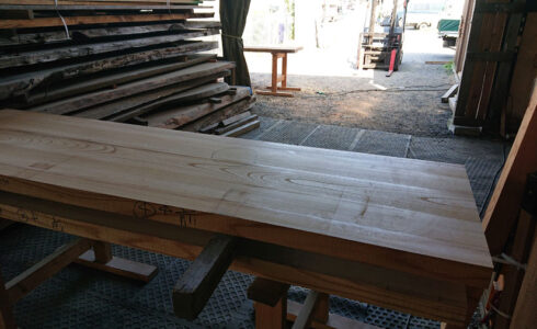 無垢一枚板カウンター