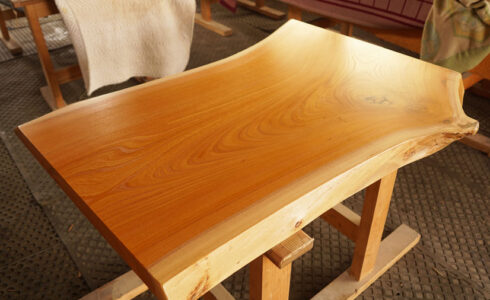 ケヤキ一枚板テーブル