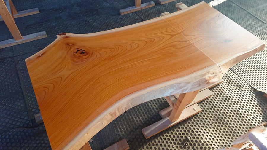 欅一枚板テーブル天板