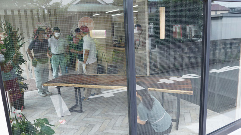 東京都町田市 無垢一枚板テーブル