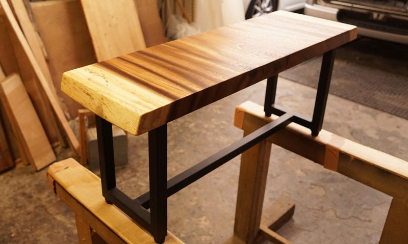 一枚板用金属脚