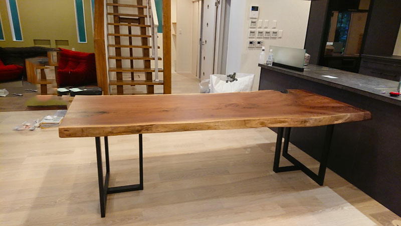 無垢一枚板ダイニングテーブル