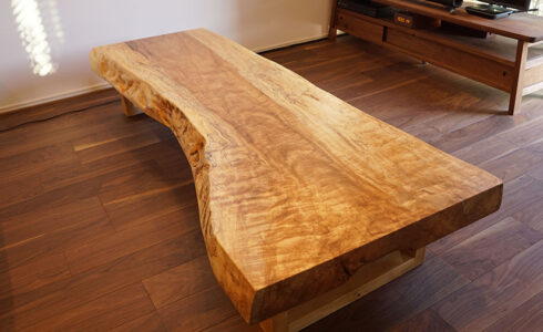 一枚板テーブル リフレッシュ