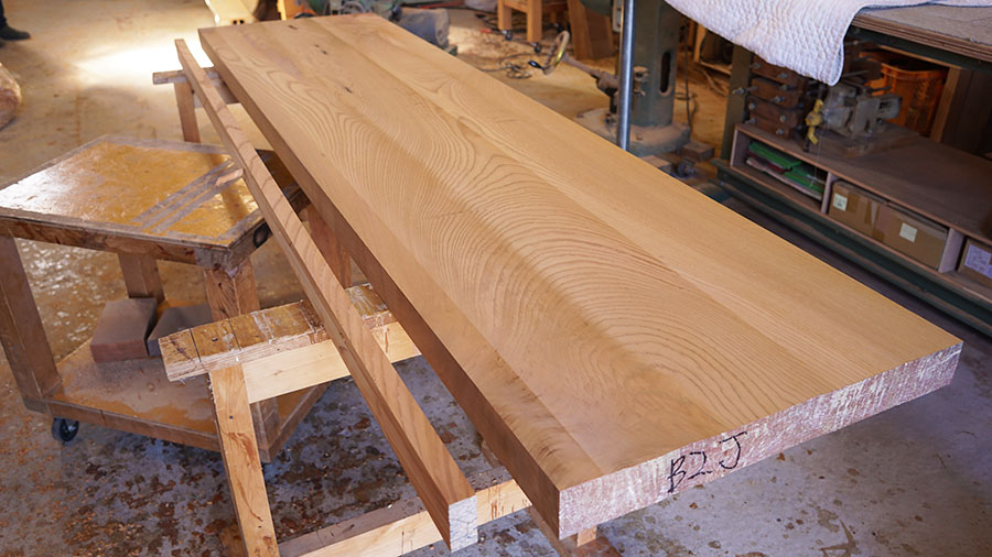 ケヤキ無垢一枚板