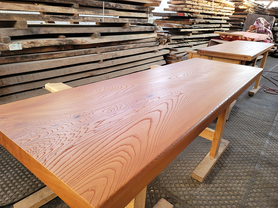 無垢カウンター