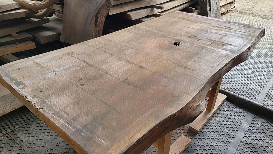 杉一枚板テーブル